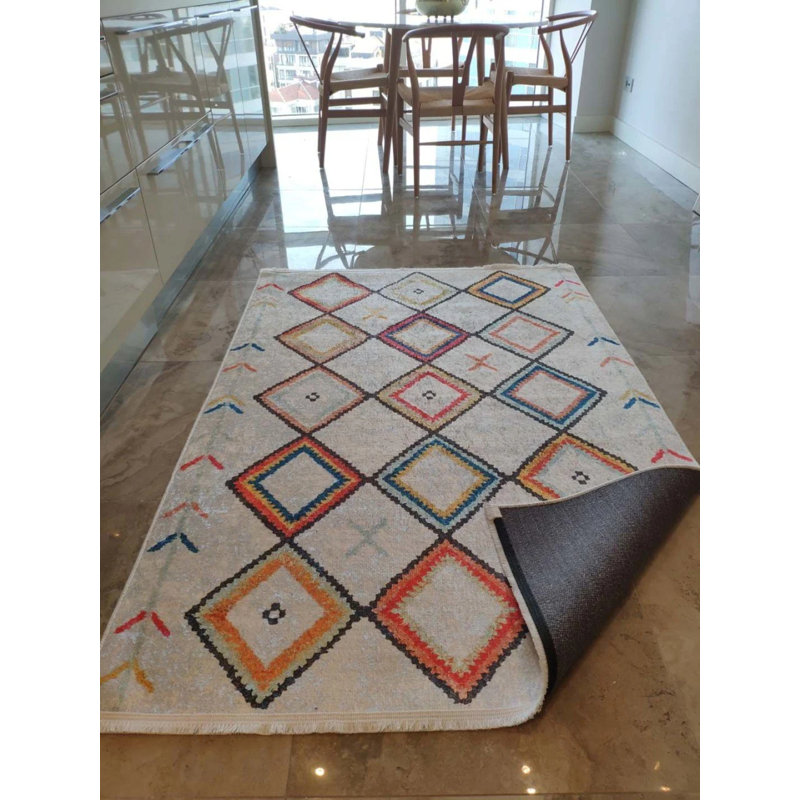 Tapis mathaï avec envers antidérapant, Rectangle 3 pi 11 po x 10 pi 6 po