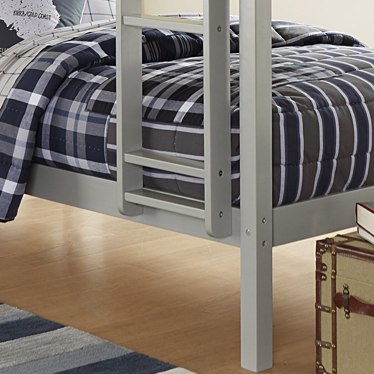 Harold Twin Over Twin Bunk Bed with Shelf