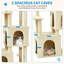 Arbre à chat 61 po H pour chat à l'intérieur-286171844