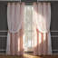 Paquet de 2 rideaux double couche - Panneaux obscurcissant et occultant avec œillets, écoénergétiques pour une utilisation à l'intérieur-1851560383-1851560388