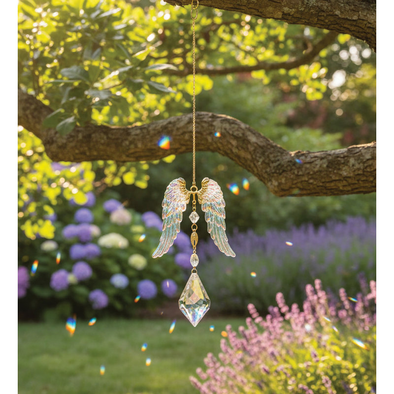 Daydream Angel Ornament - Purple