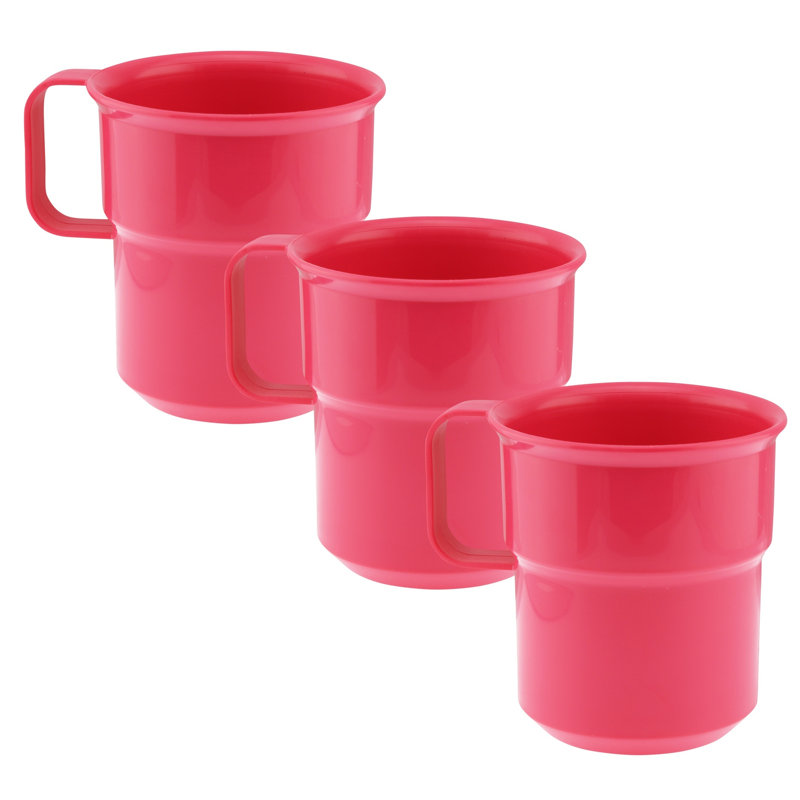 Tasse à café incassable, Rose, 3