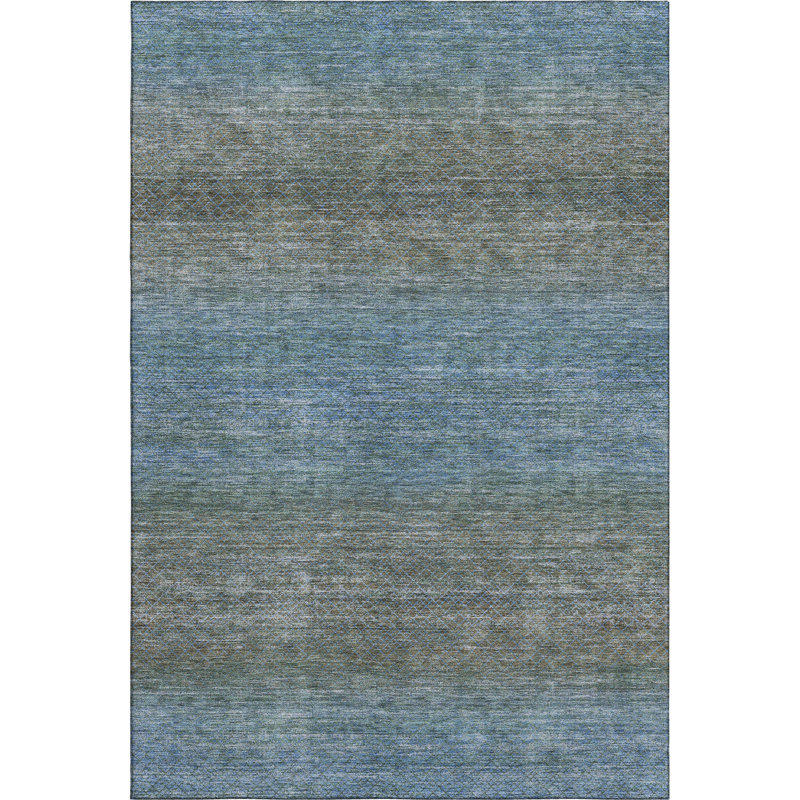 Premium Machine Washable Ariel Geometric Rug, Rectangle 10' x 14'