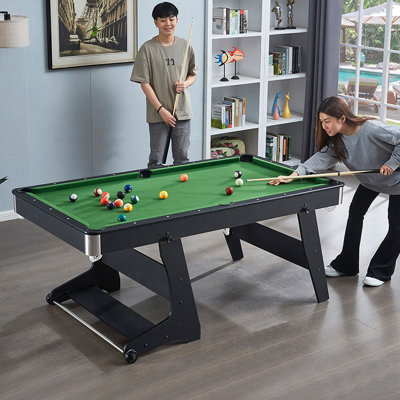 Table de billard multi-fonctionnelle pliable