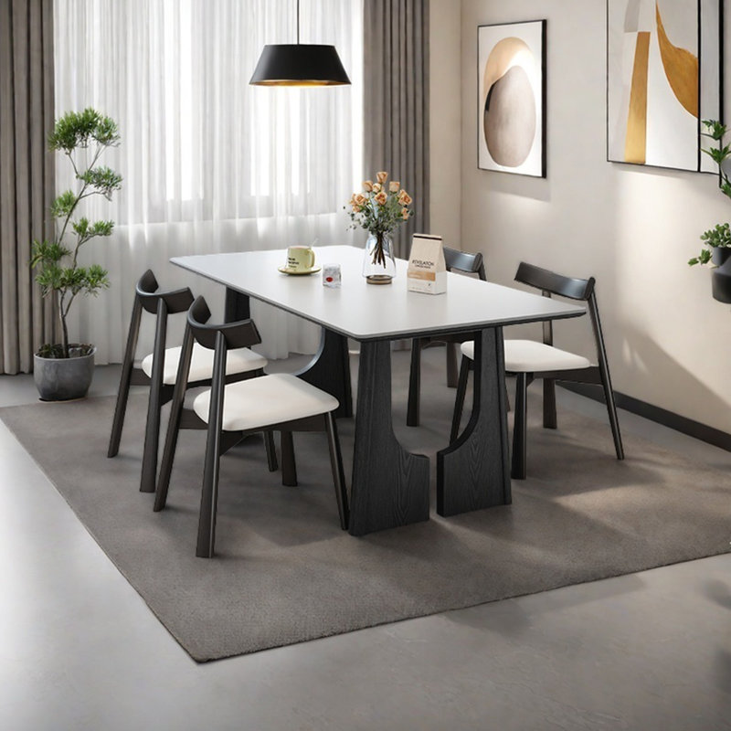 Table de salle à manger French, 5, H 29,52 po x L 55,11 po x l 31,49 po