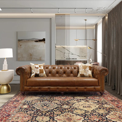 Paris Club Upholstered 88'' Sofa