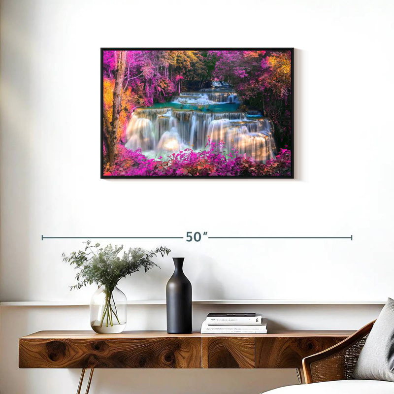 Waterfalls, 21" H x 31" W