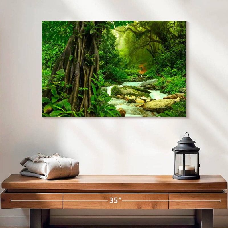 Alvord Enchanting Deep Rainforest, H 16 po x l 24 po