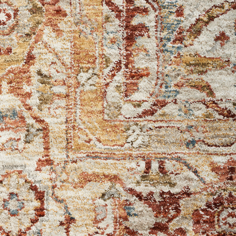 Floral Indoor Rug, Rectangle 5'3" x 7'8"