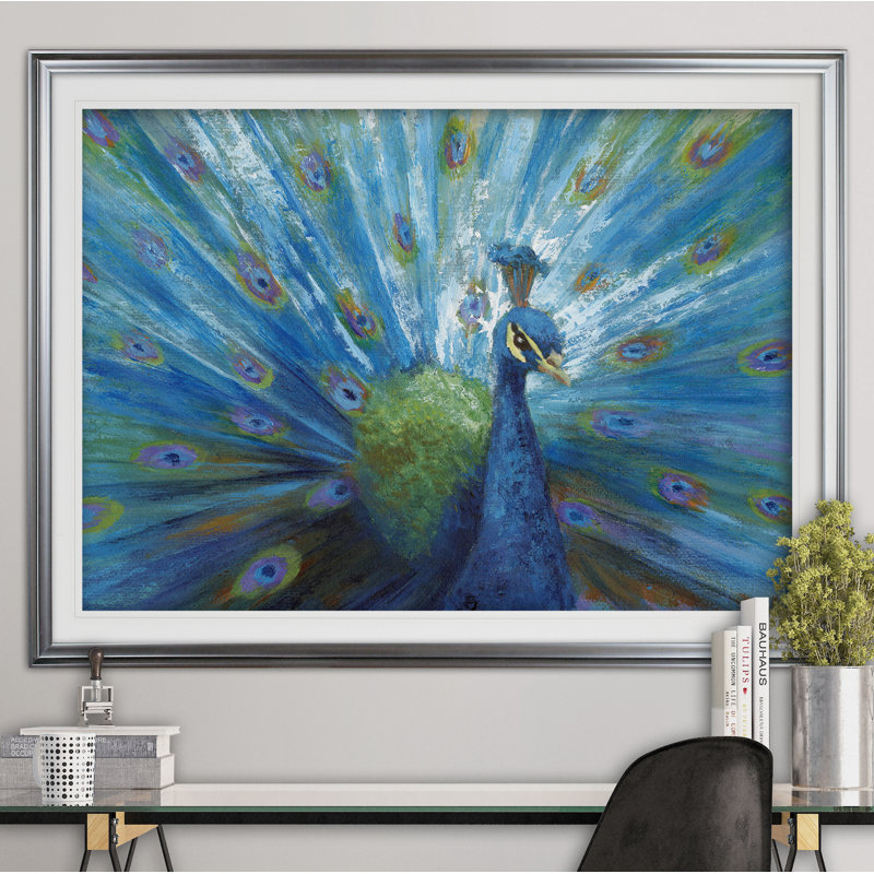 Majestic - cadre photo, reproduction d'art, Argent, H 24 po x l 32 po x P 1,5 po