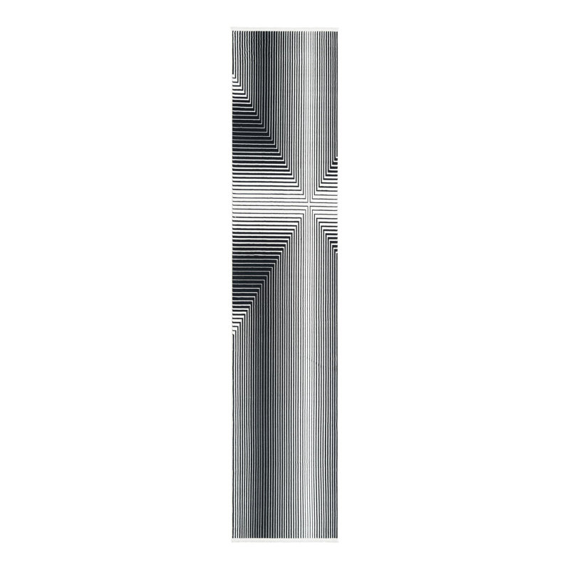 Kanoi Geometric Indoor Rug, Runner 2'7" x 12'