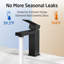 Robinet de lavabo de salle de bain noir KES-98466834-98546973