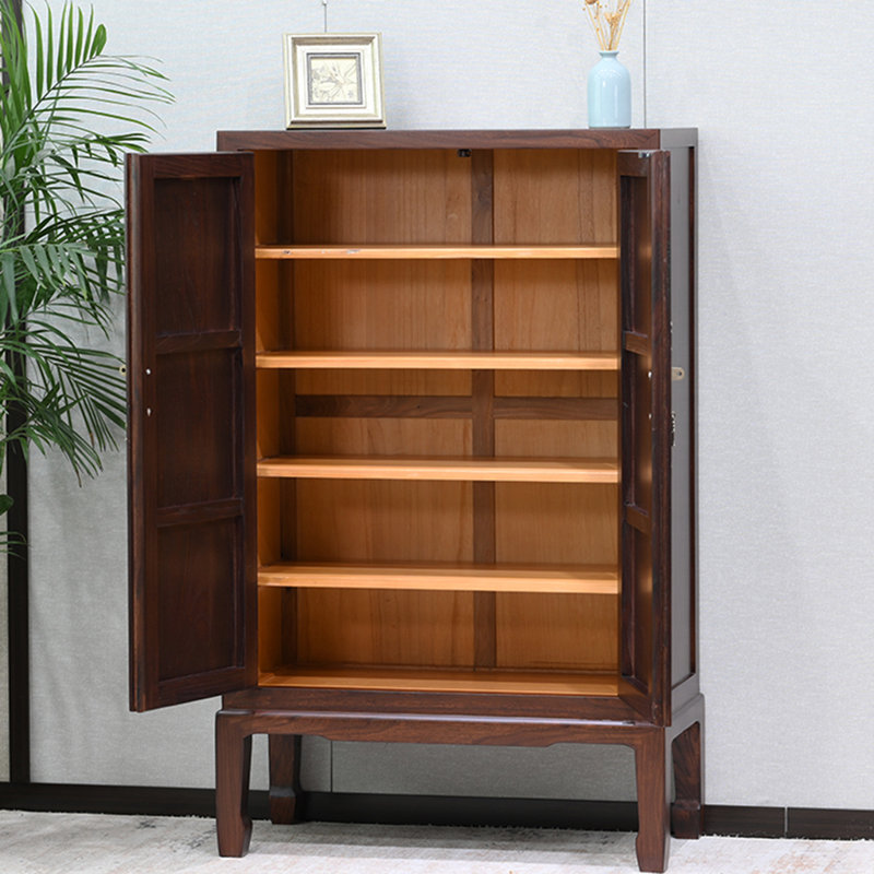 20 Pair Solid Wood Shoe Storage Cabinet