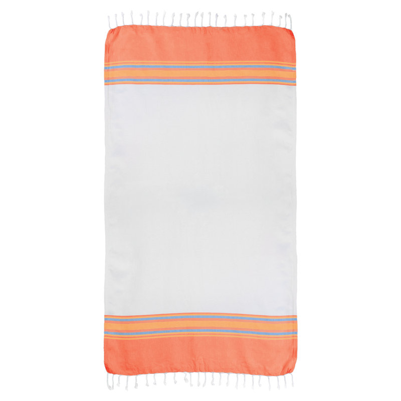 Anni 100% Cotton Beach Towel, Orange