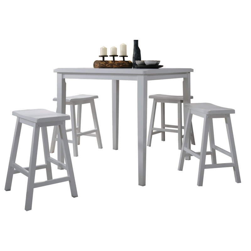 Ensemble de comptoir avec tabourets de selle