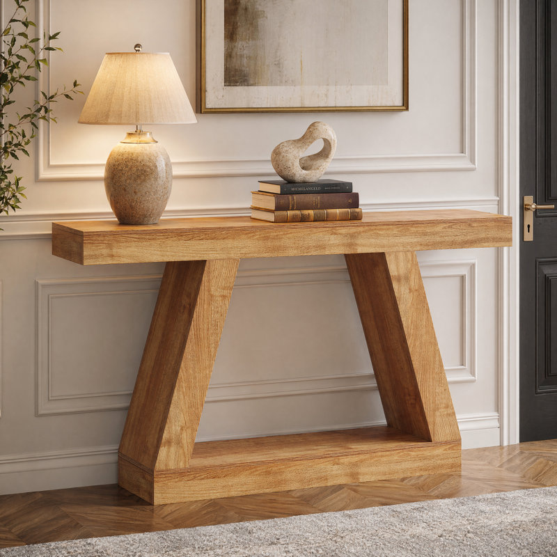 Console de 55,12 po, Brun naturel