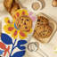Serre en coton Floral Art Oven Mitt