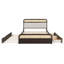 Lit plateforme Nyvor Rustic Modern