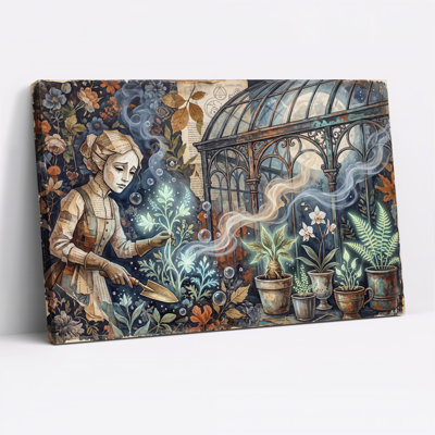 Impression sur toile, "Fantasy Gardener"