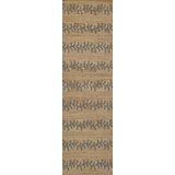 Erin Gates by Momeni Orchard Vine Stripe Jute and Wool Hand Woven Blue Area Rug
