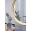 Miroir 19,8 po x 19,8 po en bois de manguier crème - Décorez votre salle de bain-131496509