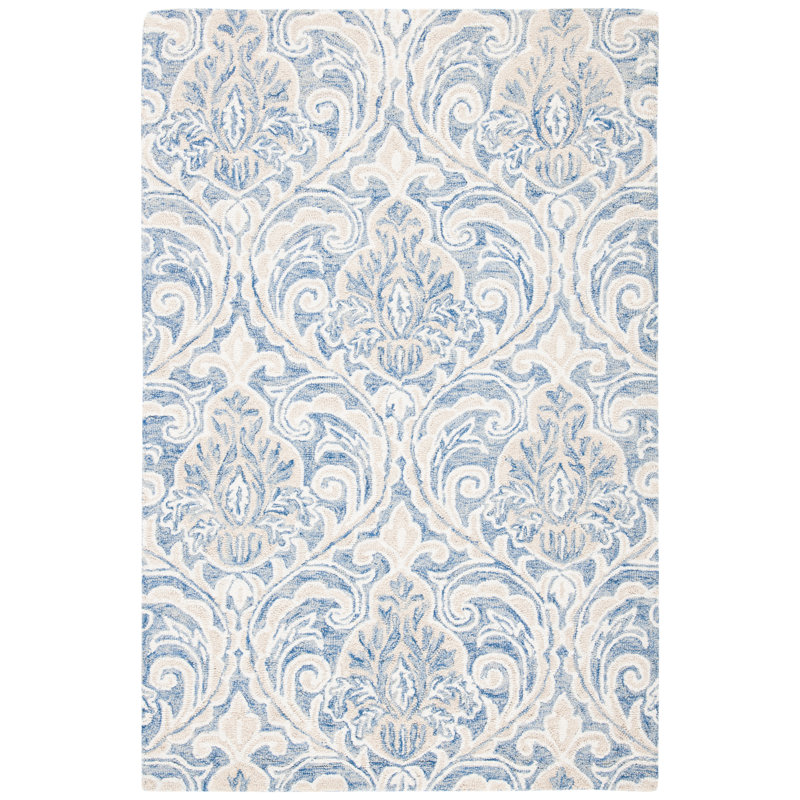 Tapis en laine et en coton touffeté à la main Connollee, Rectangle 2 pi 6 po x 4 pi