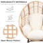Fauteuil de patio en osier PE-924542427