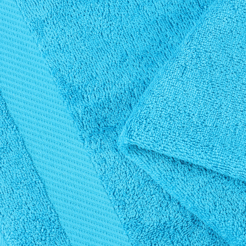 Rei Certified Egyptian Cotton Medium Weight Solid Luxury 2 Piece Bath Sheet Set, Capri Breeze