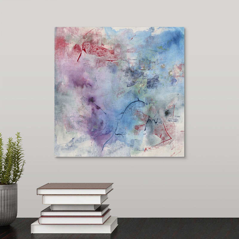 «Fun and Games I», peinture sur toile, Toile tendue, H 12 po x l 12 po x P 1,25 po
