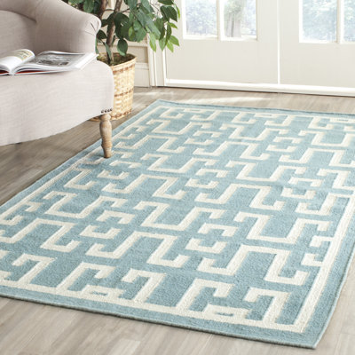 Feliciano Geometric Wool Hand Woven Area Rug