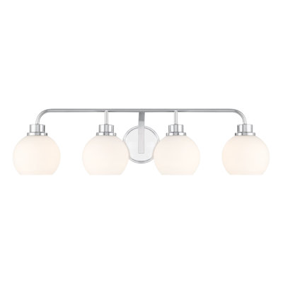 Luminaire suspendu en chrome 4 lumières Meridian