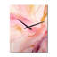 Horloge murale abstraite rose et or enchantée VI-339077285