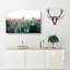 Manhattan Skyline In New York In Abstract - Wrapped Canvas-55361888