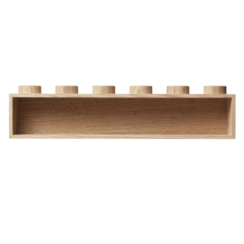 Oak Solid Wood Floating Shelf, Soap Treated