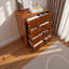 Commode en bois avec tiroirs - Organisateur de rangement spacieux pour la chambre à coucher ou le salon, conception moderne avec plusieurs compartiments