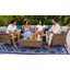 Tapis d'extérieur imperméable pour patio, paille en plastique réversible pliable pour camping, véhicule récréatif, balcon, terrasse, pique-nique, plage, bleu et blanc-1040195769-1040195773