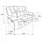 2-Piece Reclining Function Sofa Set
