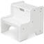 Ahlijah Wooden Step Stool - White-895649417