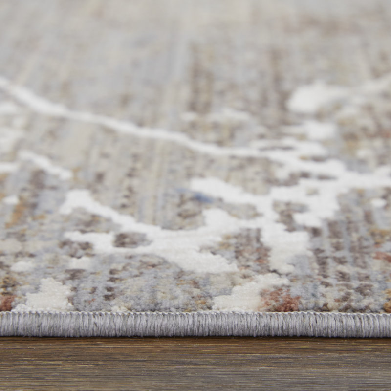 Rhun Abstract Indoor Rug, Rectangle 6'7" x 9'6"