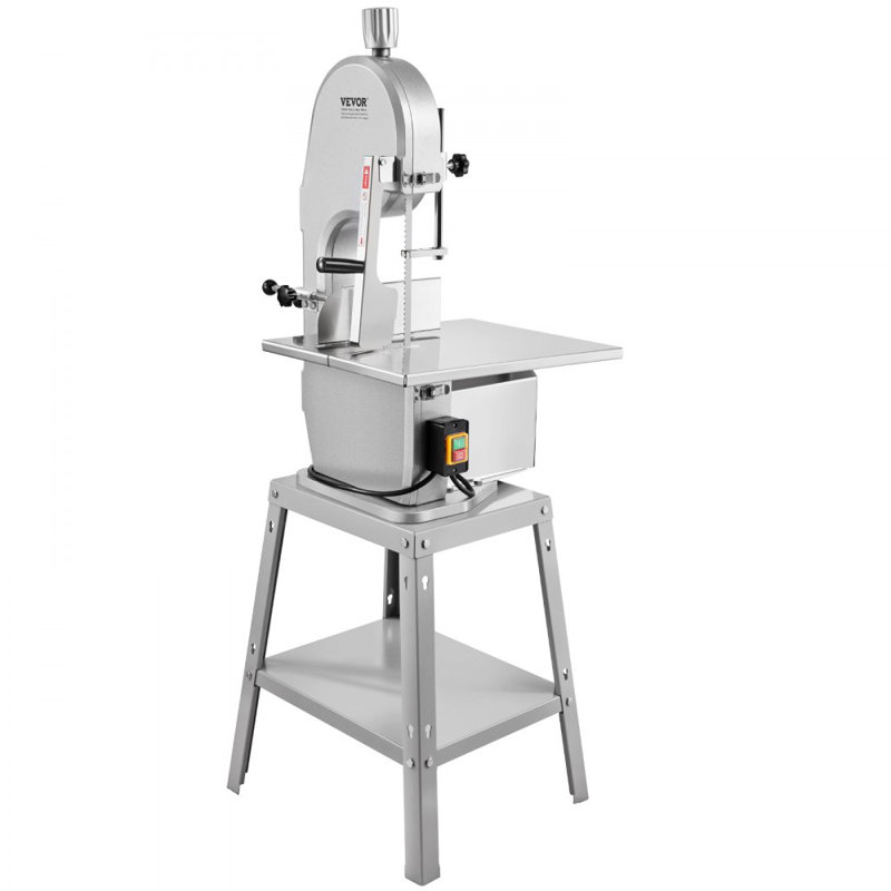 Scie à ruban à viande commerciale en acier inoxydable 1800W