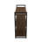 Jamestown Wide 3 Shelf Open Storage Bookshelf in Grain and Metal Frame Mid Century Walnut-1519164321