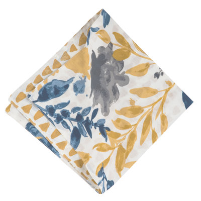Lillianne Cotton Floral Square Napkin