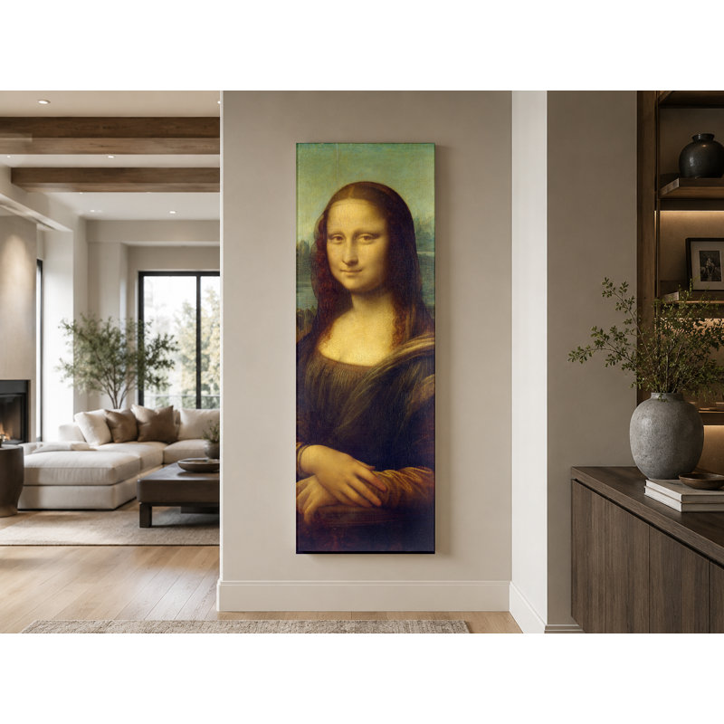 Mona Lisa (vers 1503-1519) - Art mural sur toile haute, 48" W x 16" H
