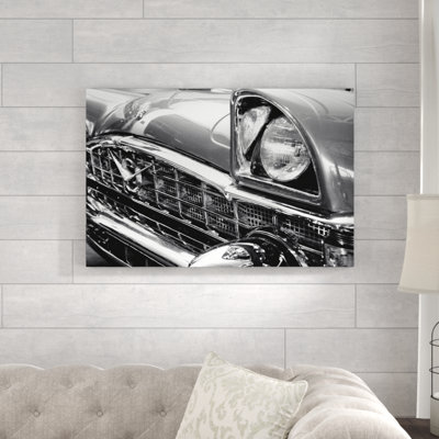 Grille frontale chromée-impression sur toile