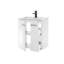 George-Thomas 600mm Wall Mounted Single Bathroom Vanity with Manufactured Wood Top-649075029