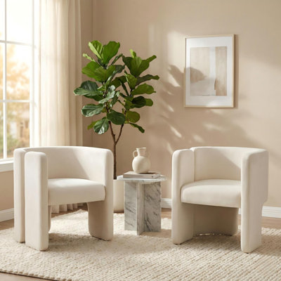 Fauteuil demi-tonneau Jaimyn