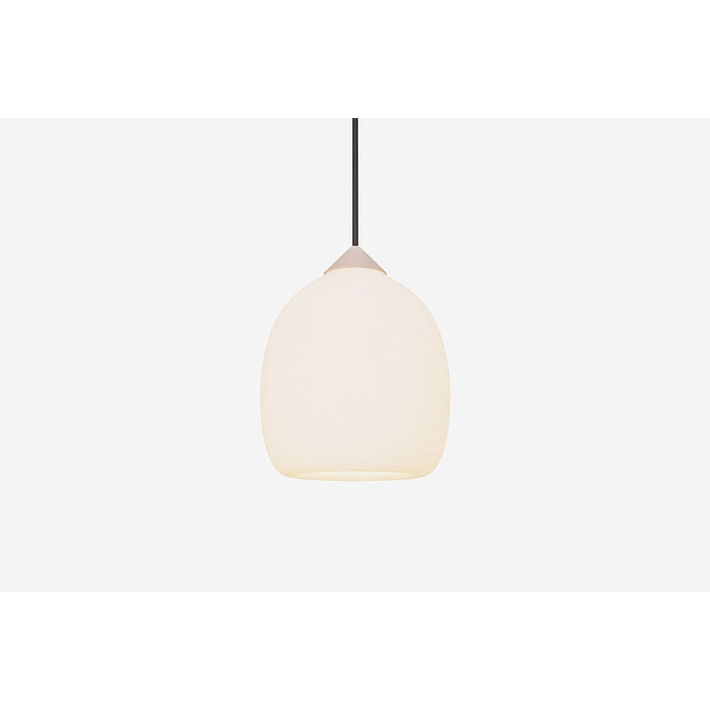 Gulp Pendant Light, Blossom, 12.5'' H x 6.97'' W x 6.97'' D, Black