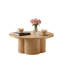 Table basse d'appoint moderne à finition naturelle