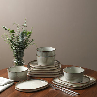 Stone Lain Cairo 12-Piece Dinnerware Set Stoneware