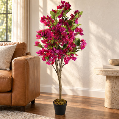Faux Plant in Plastic Pot Liner